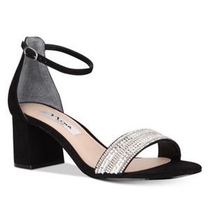 Nina Open toe block heel